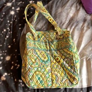 SOLD Vera Bradley Lemon Parfait Tote Bag